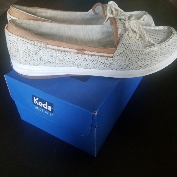COPY - Keds- Glimmer Salt/ Pepper Cream Shoes - Picture 2 of 5